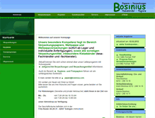 Tablet Screenshot of bosinius.de